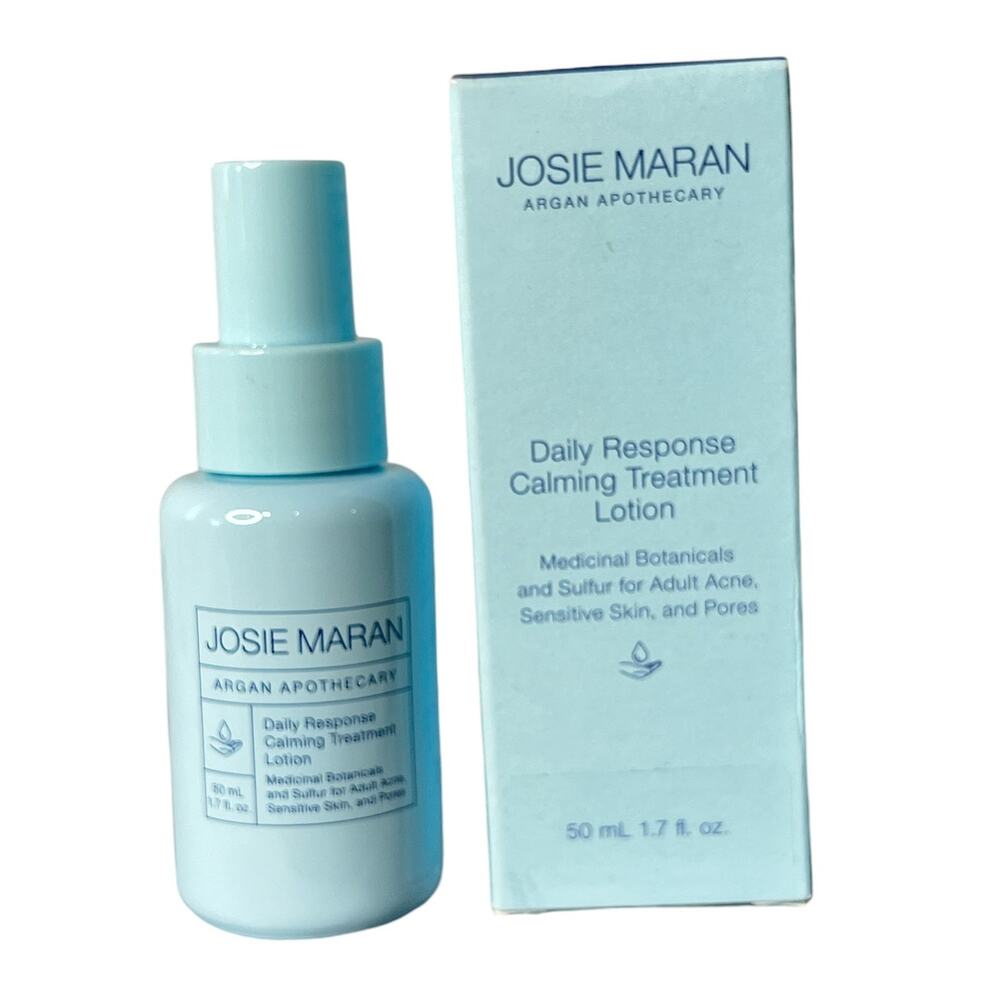 JOSIE MARAN ARGAN APOTHECARY DAILY RESPONSE CALMING TREATMENT LOTION ~ 1.7 OZ